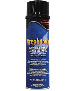 BREAKDOWN Active Bacteria Removes Organic Odors Inverted Valve