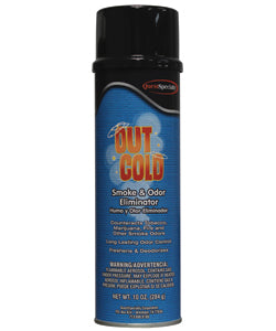 3141 Questspecialty OUT COLD Smoke & Odor Eliminator is a powerful dry mist that quickly eliminates tough smoke odors from cigarettes, marijuana, cigars, tobacco, and fire.