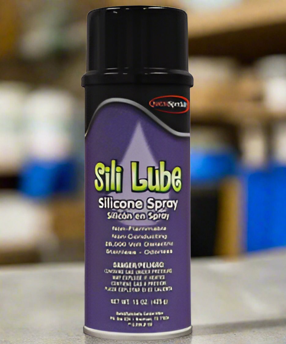 Questspecialty Sili Lube is nonflammable (safe to use in plant areas) and nonconductive to 28,000 volts.