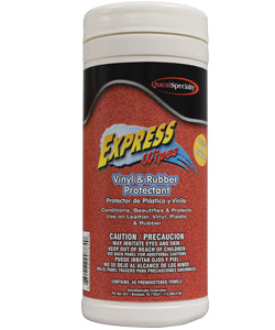 EXPRESS WIPES Vinyl & Rubber Protectant with UV Blocker