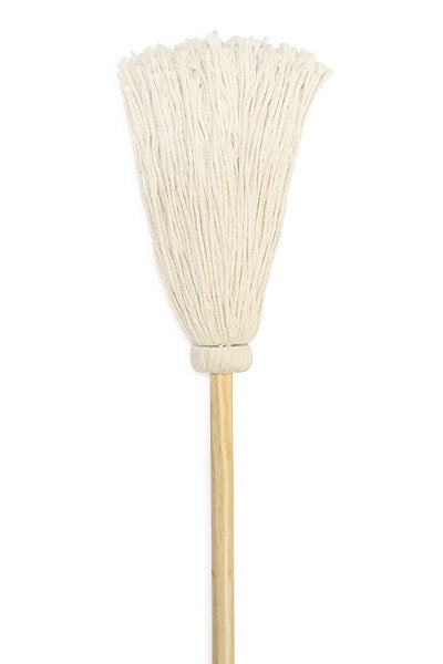 Carolina Mop Deck Mop Raycot Colors are perfect for all your heavy-duty mopping needs. A cushion of yarn is constructed at the end to prevent scratching floors. Available in Blue, Green, and Orange