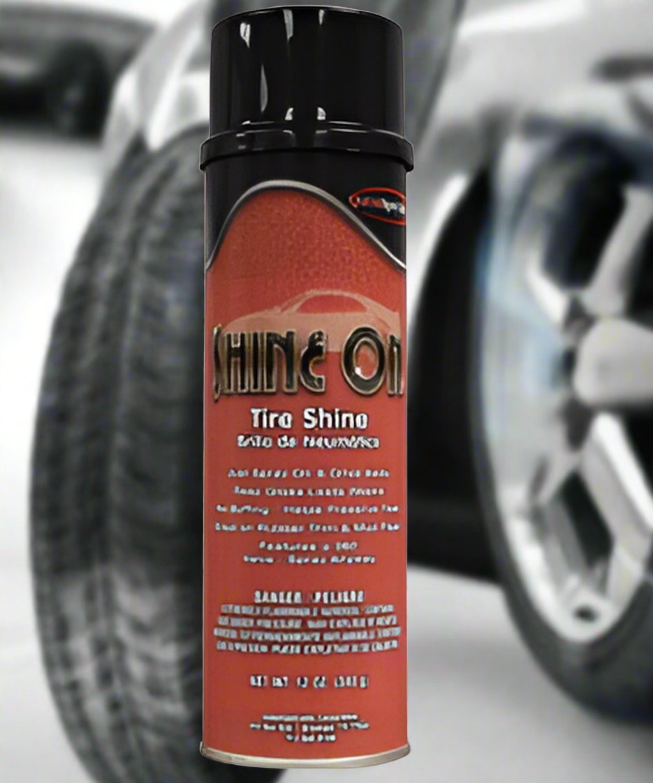Questspecialty SHINE ON gives dull, dry-looking tires new life