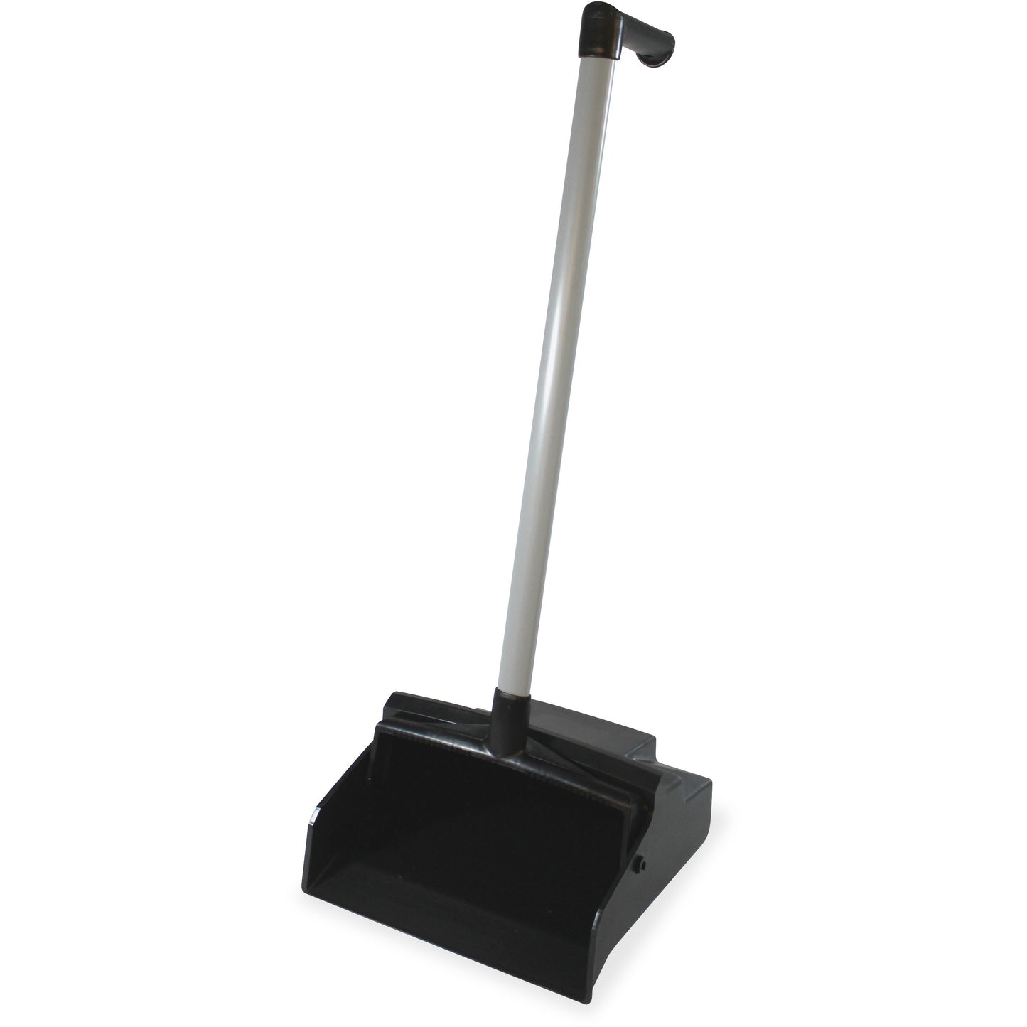 Carolina Mop LOBBY DUST PAN is made of strong black plastic and features an ergonomically designed handle for comfortable use