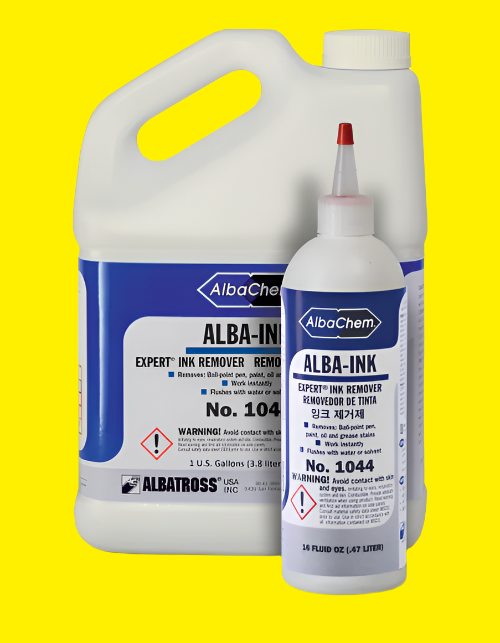 A powerful cleaning solution to remove most ink stains from textiles.