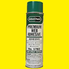 AlbaChem Premium Web Adhesive is used to provide a tack to screen printing