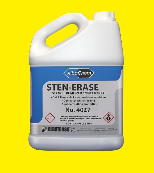 AlbaChem STERN ERASE can be used as a powerful, ready-to-use emulsion remover or as a concentrate that can be mixed up to 2:1 with water.