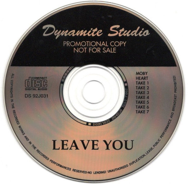 Babe I'm Gonna Leave Dynamic-Studios You Out Of Print