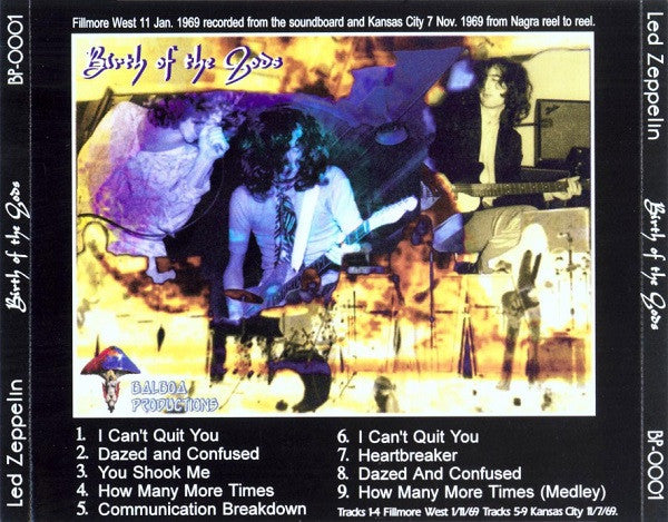 Birth Of The Gods Balboa Productions Out Of Print