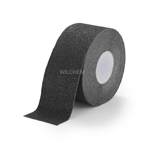 BLACK SAFETY GRIP CONFORMABLE ANTI-SLIP TAPE. Conformable traction tape is perfect for applying to irregular surfaces. It is ideal for diamond treads, also known as checkers or diamond plates. If you have an irregular surface This is the Tape For you.