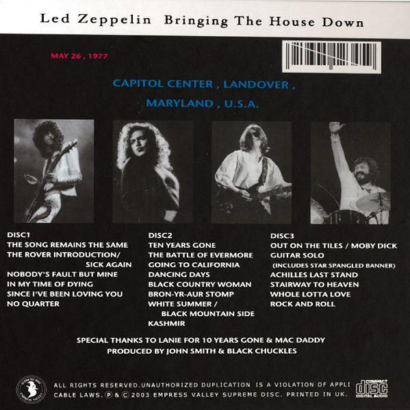 Bringing The House Down Empress Valley Supreme Disc Out Of Print