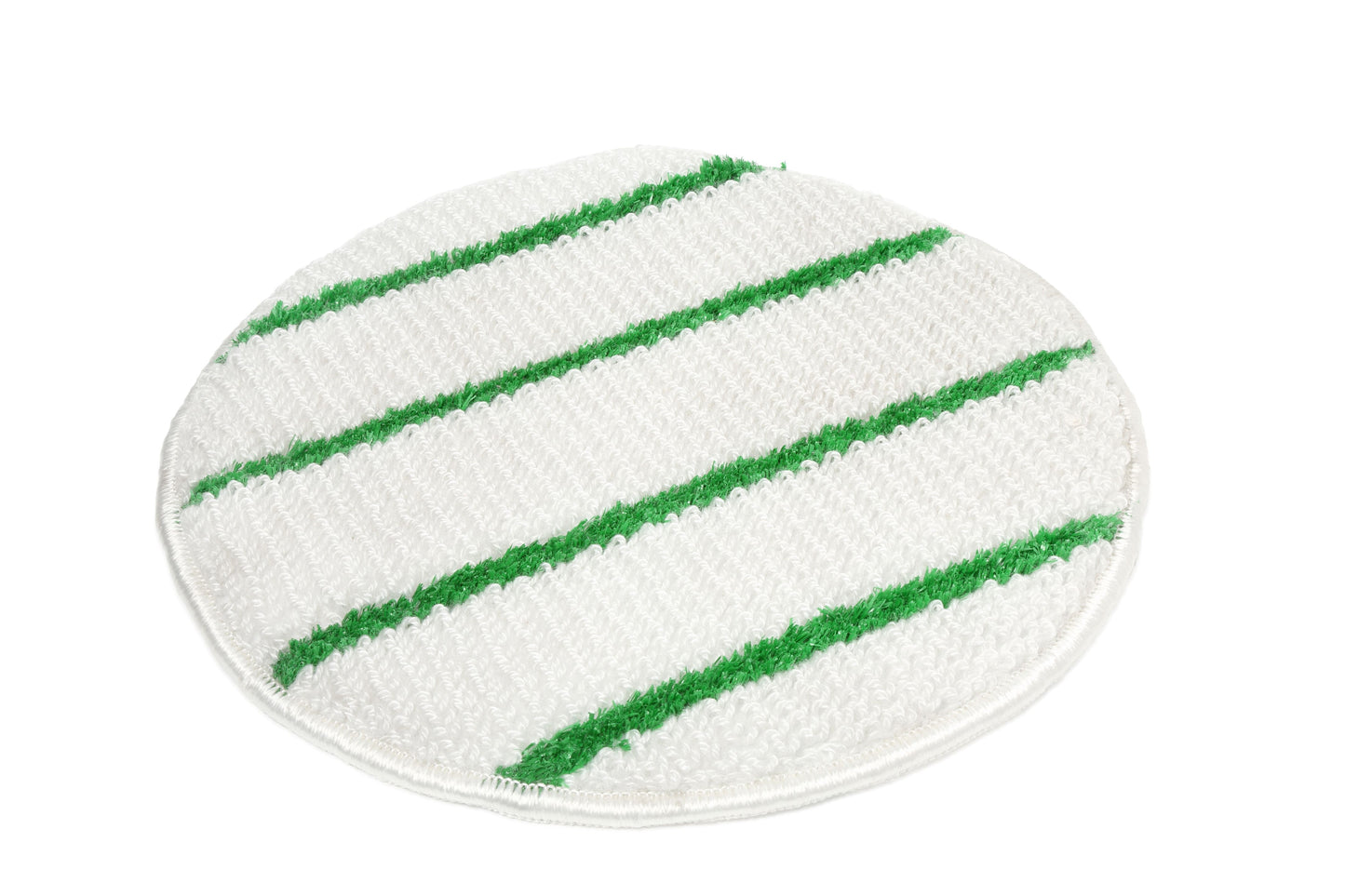 Carolina Mop GREEN WHITE STRIPED BONNETS are perfect for general scrubbing and cleaning. Each bonnet features green/white stripes and is crafted with looped construction.