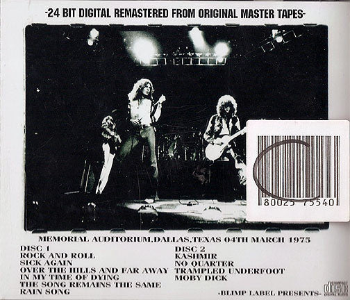 Dallas 1975 Blimp Label Out Of Print