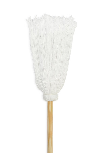 Carolina Mop Deck Mop Raycot Colors are perfect for all your heavy-duty mopping needs. A cushion of yarn is constructed at the end to prevent scratching floors. Available in Blue, Green, and Orange