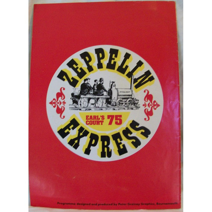LED ZEPPELIN EARLS COURT 1975 PROGRAM