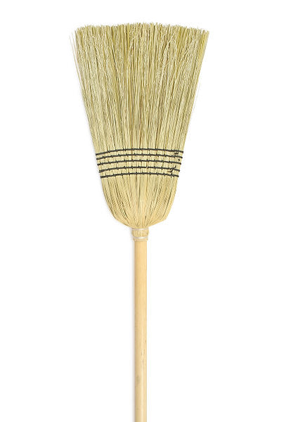 Carolina Mop JANITOR BROOM 4-SEW TWINE BOUND CORN/SOTOL. This Janitor Broom is an efficient cleaning tool featuring four-sew twine binding and tough corn/sotol bristles.