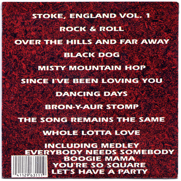 Live In Stoke England Volume 1 & 2 Rockin' Records Out Of Print