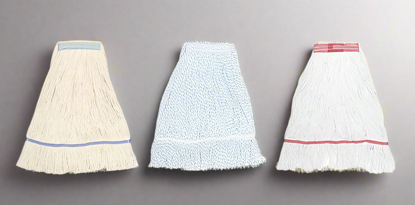Carolina Mop Looped-End 4 PLY Narrow Band . Five Available Yarns