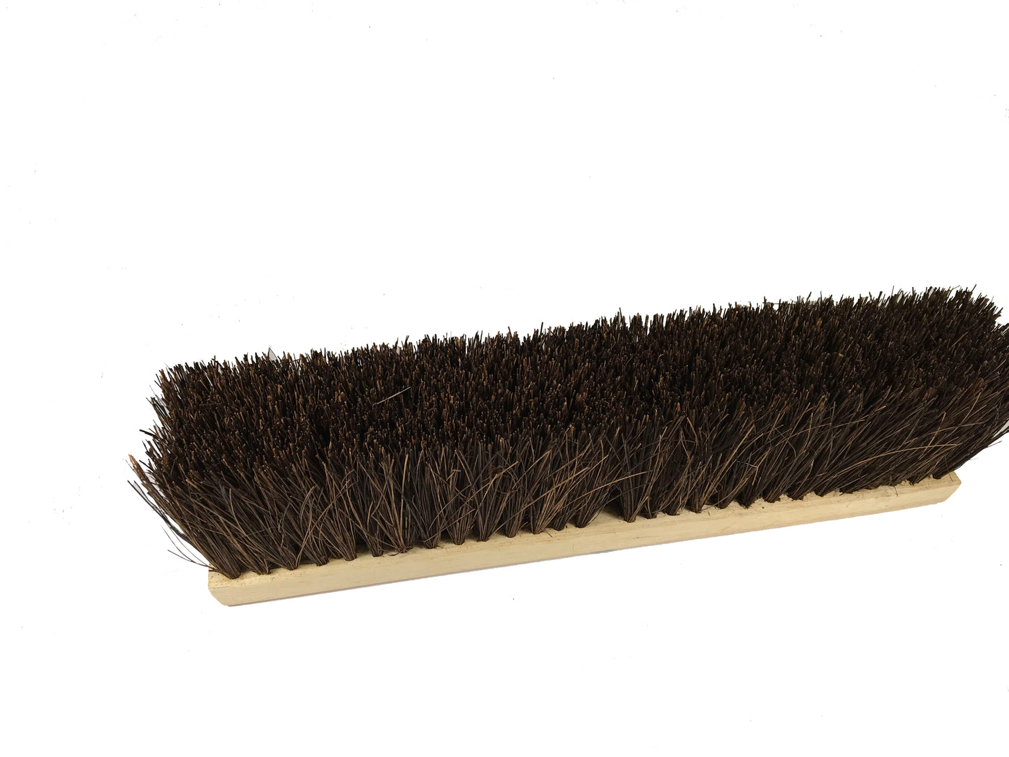Carolina Mop Push Broom Head Palmyra offers efficient heavy sweeping. The wood block is 2-7/8 inches wide and 7/8 inches thick, with a 3-inch trim. Perfect for commercial use.