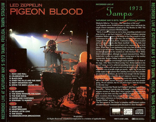 Pigeon Blood Flagge Label Out Of Print