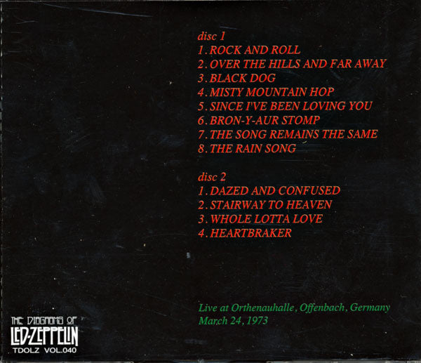 Sweet At Night The Diagrams Of Led Zeppelin Out Of Print