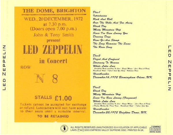 Sweet Brummy Roll Empress Valley Supreme Disc Out Of Print