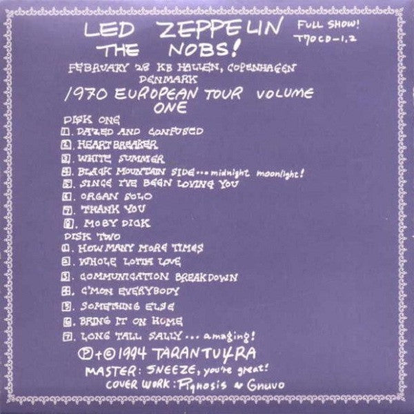 The Nobs Tarantura Out Of Print