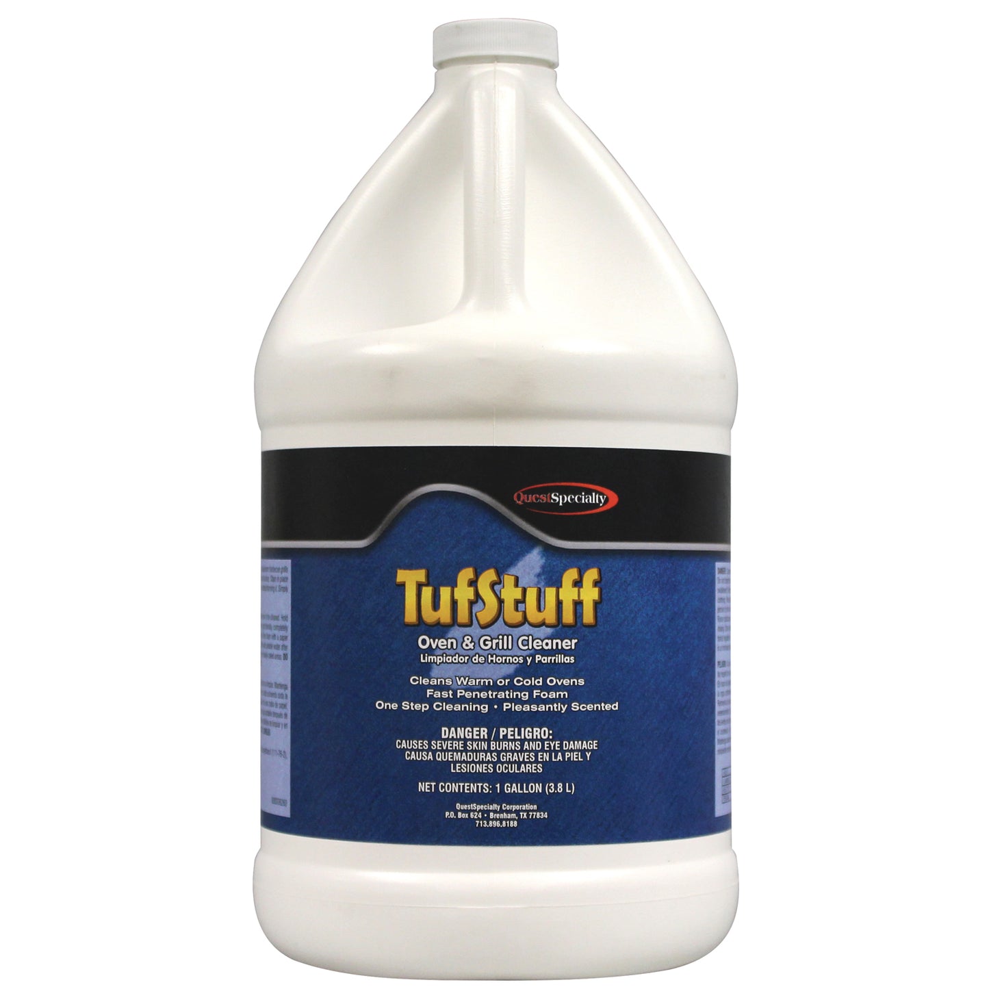 TUFSTUFF Caustic Thick Oven Cleaner w/Sprayer & Gloves