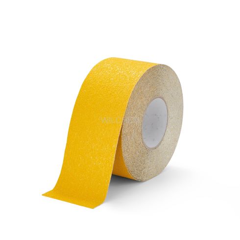 YELLOW SAFETY GRIP CONFORMABLE ANTI-SLIP TAPE. Conformable traction tape is perfect for applying to irregular surfaces. It is ideal for diamond treads, also known as checkers or diamond plates. If you have an irregular surface This is the Tape For you.