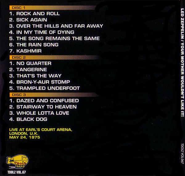 Your Mother Wouldn't Like It! The Diagrams Of Led Zeppelin Out Of Print