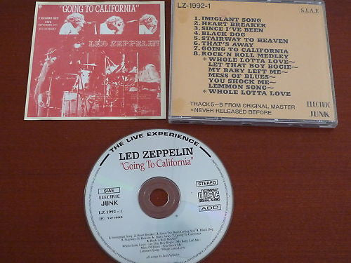 Going To California Electric Junk Out Of Print