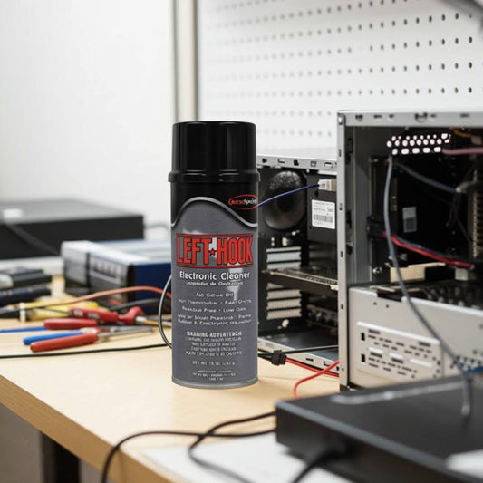 LEFT HOOk High Purity Contact Cleaner Fasty Drying Non Flammable Dielectric