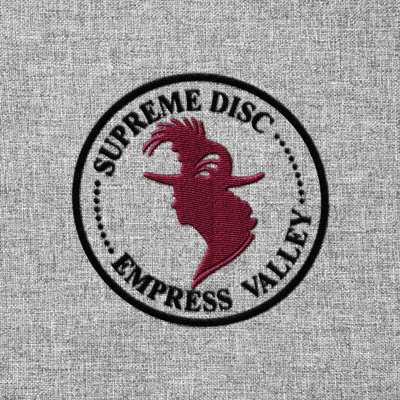 Empress Valley Supreme Disc Embroidered Sweatshirt Black