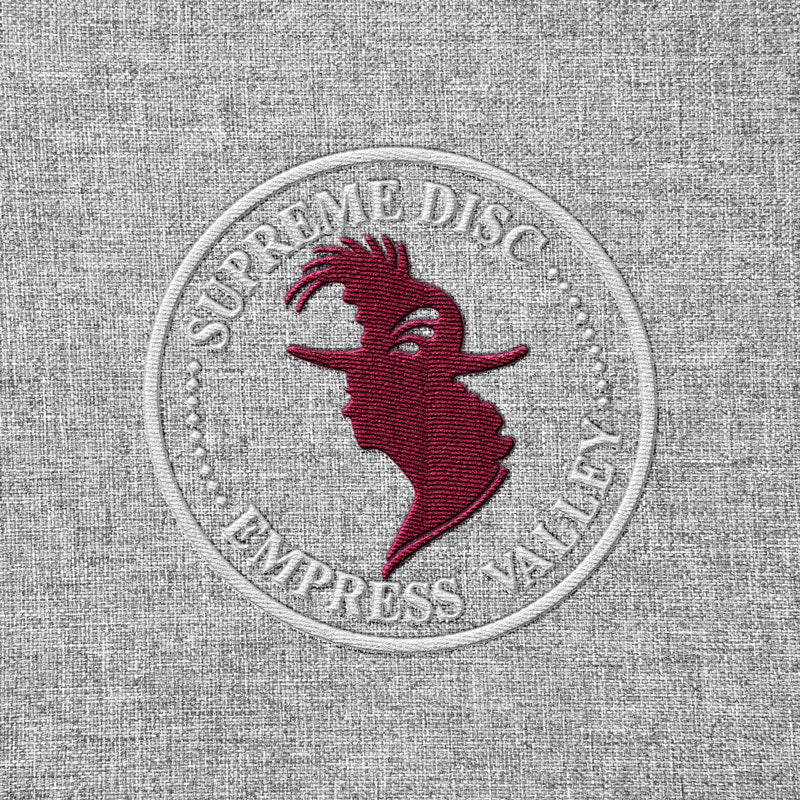 Empress Valley Supreme Disc Embroidered Sweatshirt Black