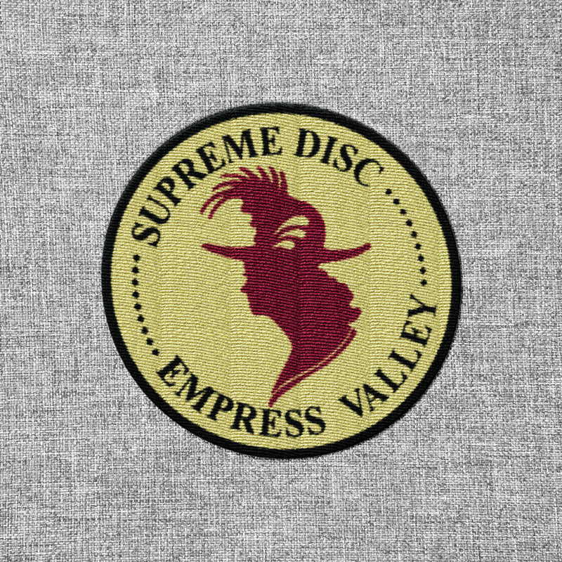 Empress Valley Supreme Disc Embroidered Sweatshirt Black