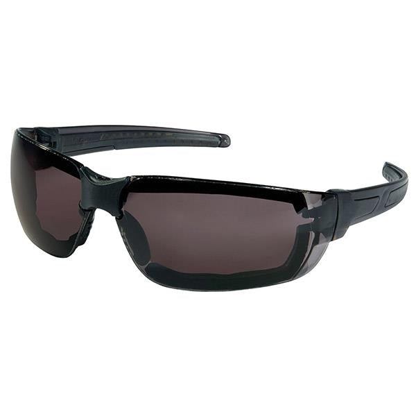 MCR Safety HellKat® 3 Eyewear, Black Temple & Gray Lens - Case of 12