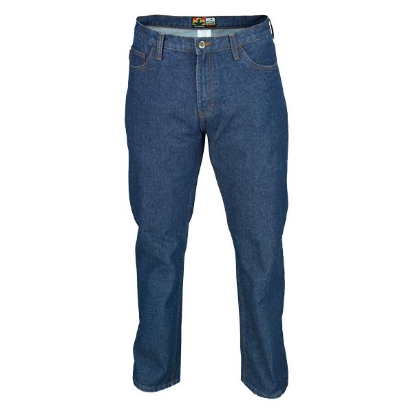 MCR Safety Max Comfort FR Jeans, Size 42 x 32, Denim