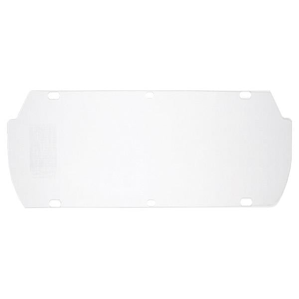 MCR Safety Double Matrix Acetate Face Shield, Flat, Clear - Case of 12