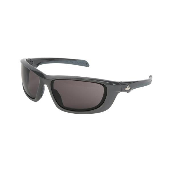 MCR Safety USS Defense® Eyewear, Gunmetal Frame, Max6™ Gray Anti-Fog Lens - Case of 12