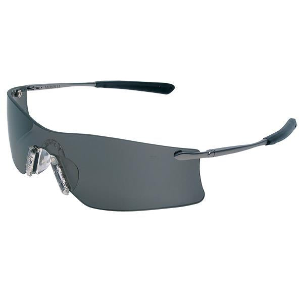 MCR Safety Rubicon® Eyewear, Platinum Temple, Gray Anti-Fog Lens - Case of 12