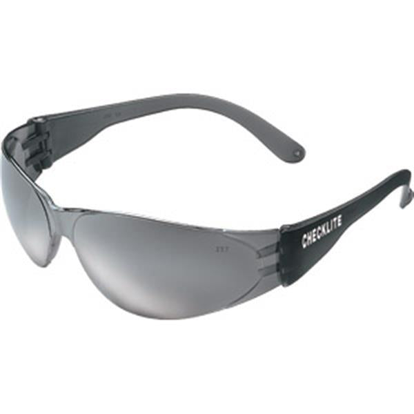 MCR Safety Checklite® Eyewear, Silver Frame, Silver Mirror Lens - Case of 12