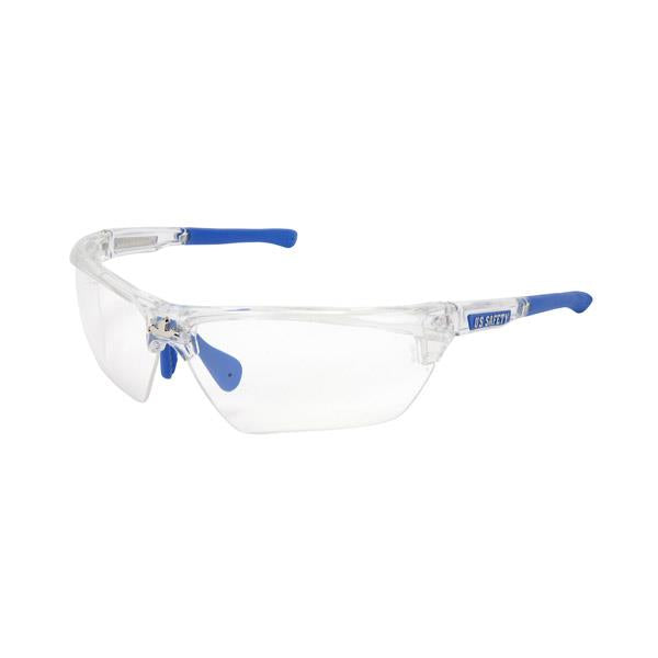 MCR Safety Dominator™ 3 Eyewear, Clear Frame, Max6™ Clear Anti-Fog/Anti-Scratch Lens - Case of 12