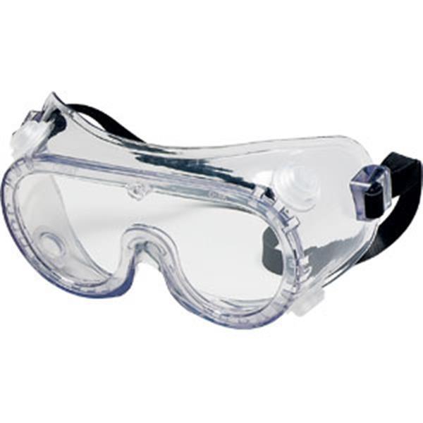 MCR Safety Chemical Splash Goggles w/ Indirect Vent & Rubber Strap, Anti-Fog - Case of 12