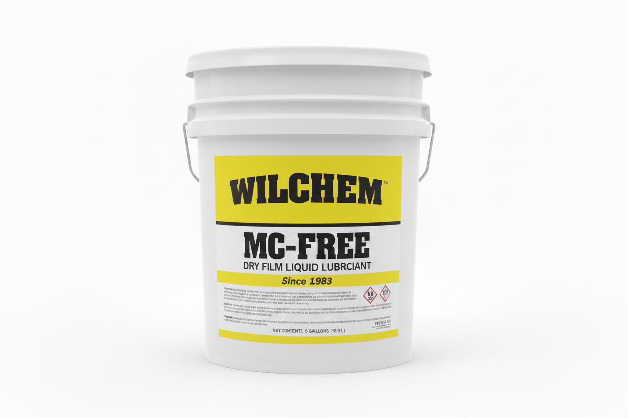 Wilchem Mc-Free Dry Film Liquid Lubricant - 5 Gallon Pail