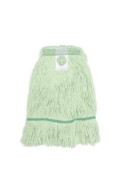Carolina Mop GREETEX WET MOP NARROW BAND is designed with environmental responsibility in mind. This mop is made of 100% recycled yarn.
