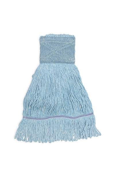 Carolina Mop LOOPED-END MOP 4 PLY WIDEBAND. Our Looped-End Wide Band mops feature standard mesh bands for durable, cost-effective cleaning
