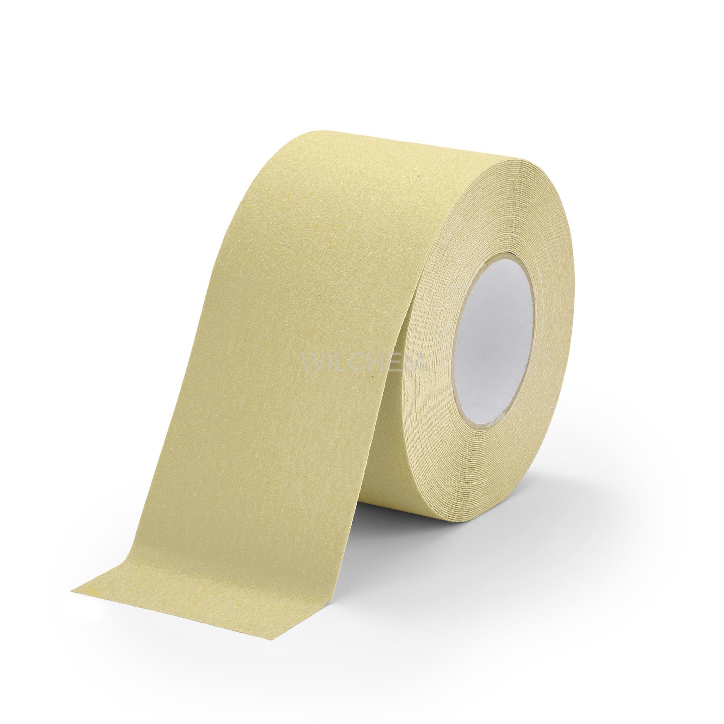 HESKIN SAFETY GRIP AVAILABLE IN VARIOUS COLORS. The surface is made of 60-grit aluminum oxide, suitable for internal and external applications. It is water-resistant and comes in rolls ranging from 1″ to 46″.