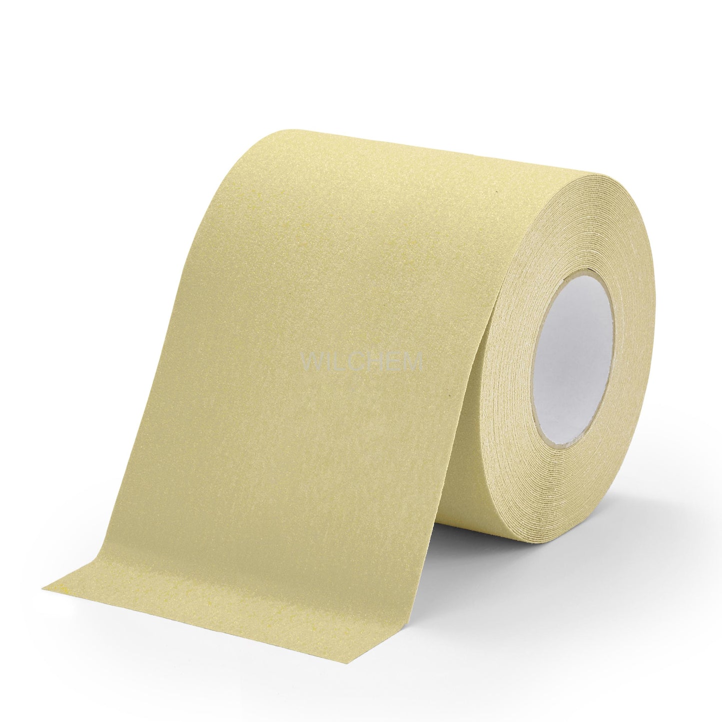 HESKIN SAFETY GRIP AVAILABLE IN VARIOUS COLORS. The surface is made of 60-grit aluminum oxide, suitable for internal and external applications. It is water-resistant and comes in rolls ranging from 1″ to 46″.