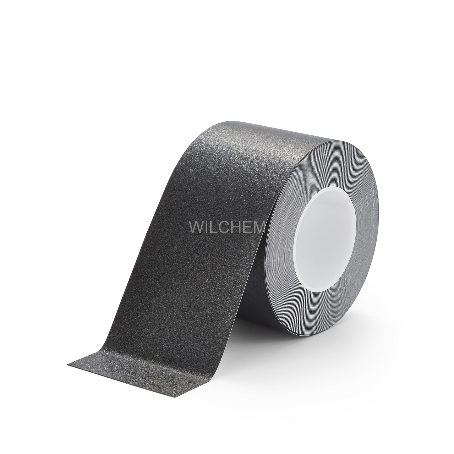 HESKINS RESILIENT NON-ABRASIVE ANTI-SLIP TAPE. This material is waterproof, and our adhesive will not break down in water easily. It is for showers, Boats, Stairs, Kitchens, Swimming Pools, and other marine applications.