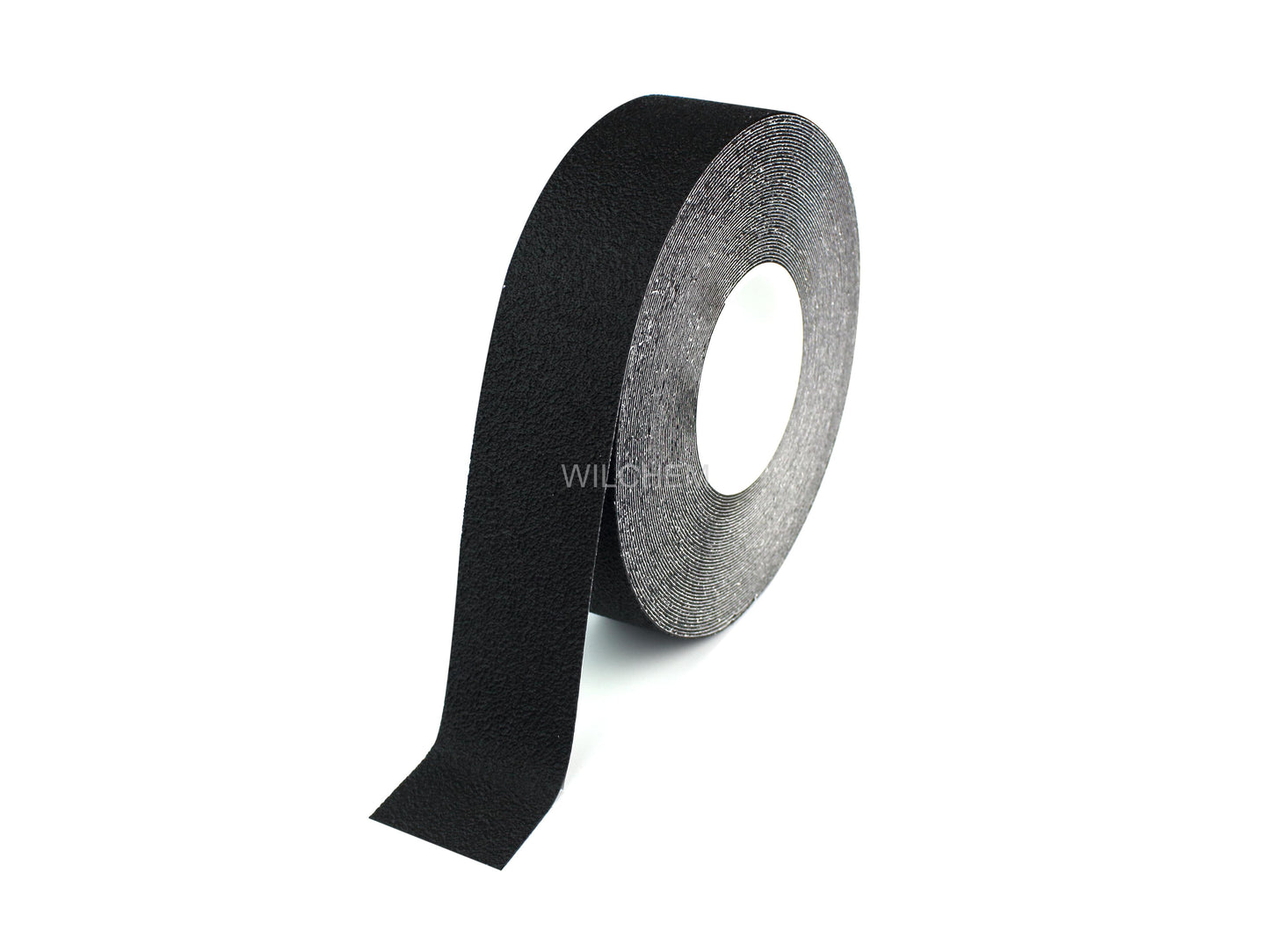 HESKINS COARSE RESILIENT NON-ABRASIVE ANTI-SLIP TAPE MK3 Coarse resilient tape is perfect for barefoot traffic and areas exposed to water, such as gym washrooms, swimming pools, and boats.