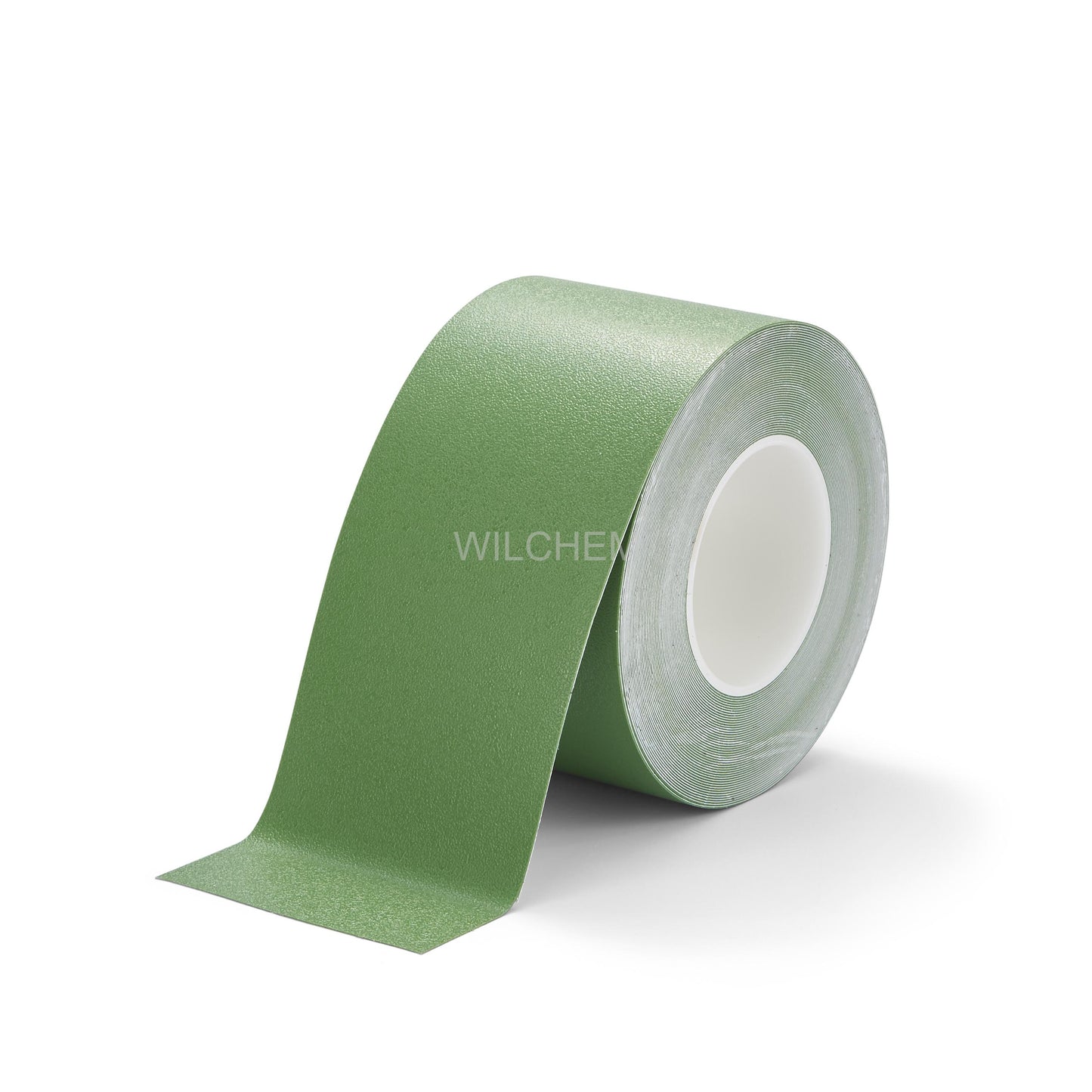 HESKINS RESILIENT NON-ABRASIVE ANTI-SLIP TAPE. This material is waterproof, and our adhesive will not break down in water easily. It is for showers, Boats, Stairs, Kitchens, Swimming Pools, and other marine applications.